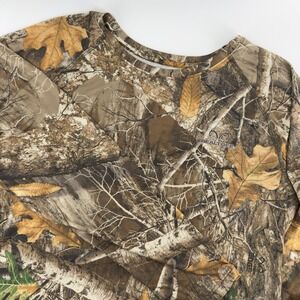 Realtree Edge Camo Long Sleeve Performance Shirt Mens XL Hunting Top‎